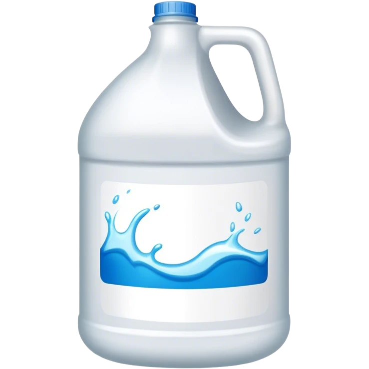 Gallon of bleach emoji