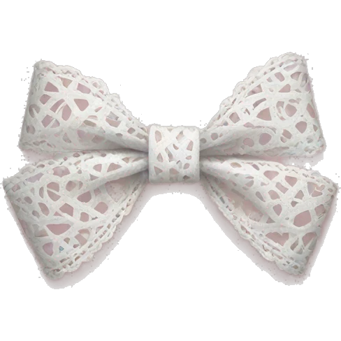 lacy bow emoji