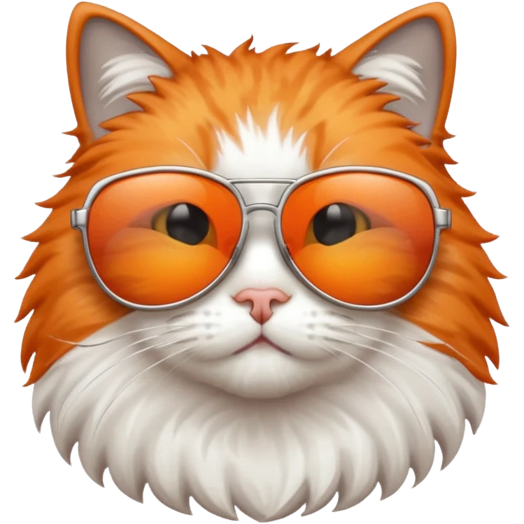 Cat wearing sunglasses emoji
