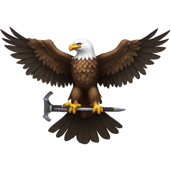 eagle with weapon emoji