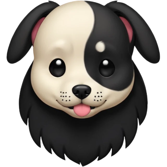 emo dog giving a side eye emoji