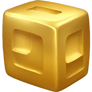 Block of gold emoji