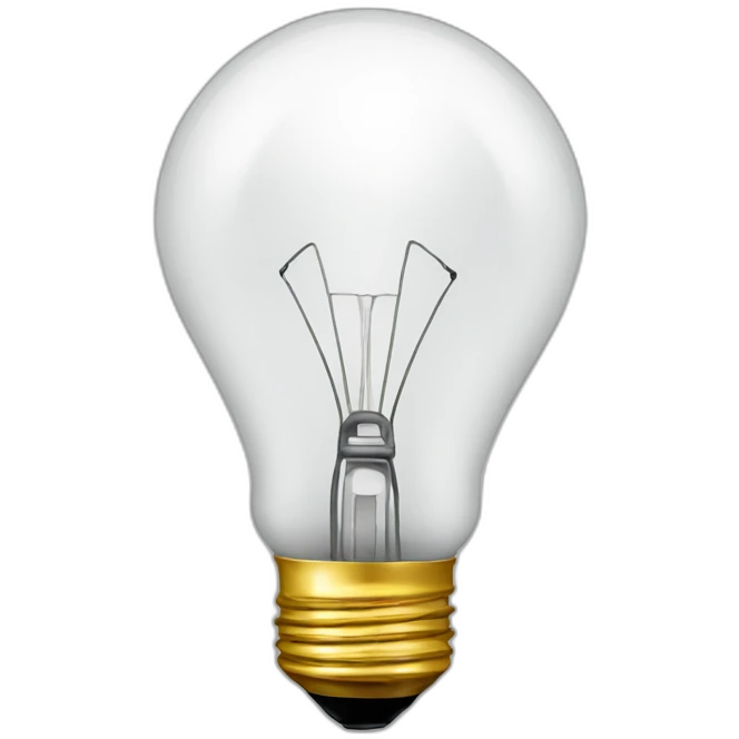 light bulb emoji