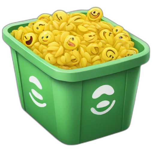 Netsuite logo in a bin emoji