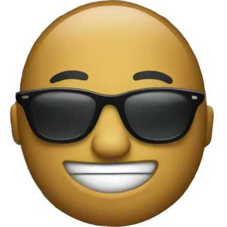 money wearing sunglasses emoji