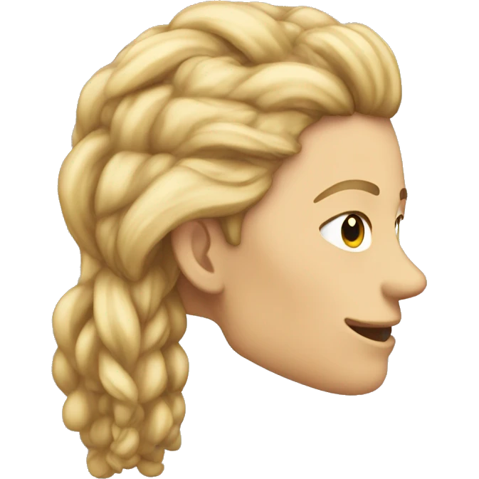 Jaw-hairclip emoji