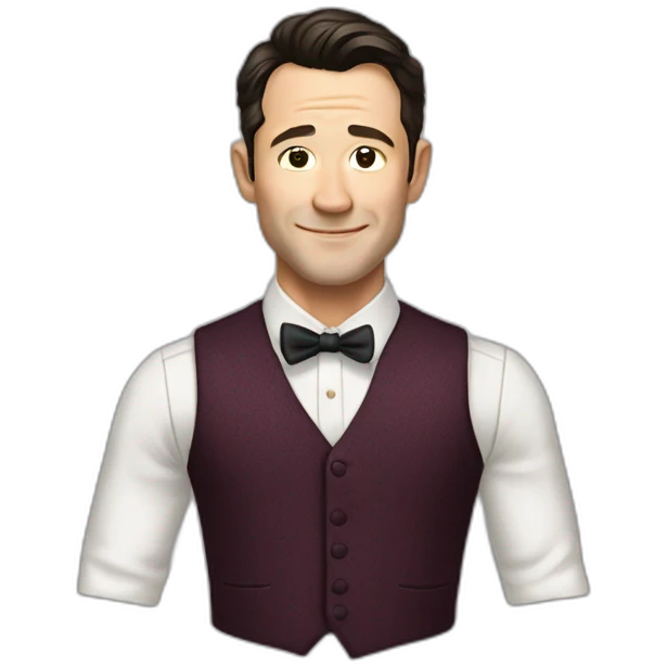 actor Joseph Gordon-Levitt waistcoat emoji