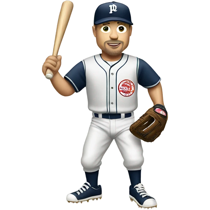 Brad Pitt playing baseball emoji