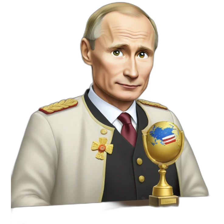 Putin winning nobel peace prize emoji