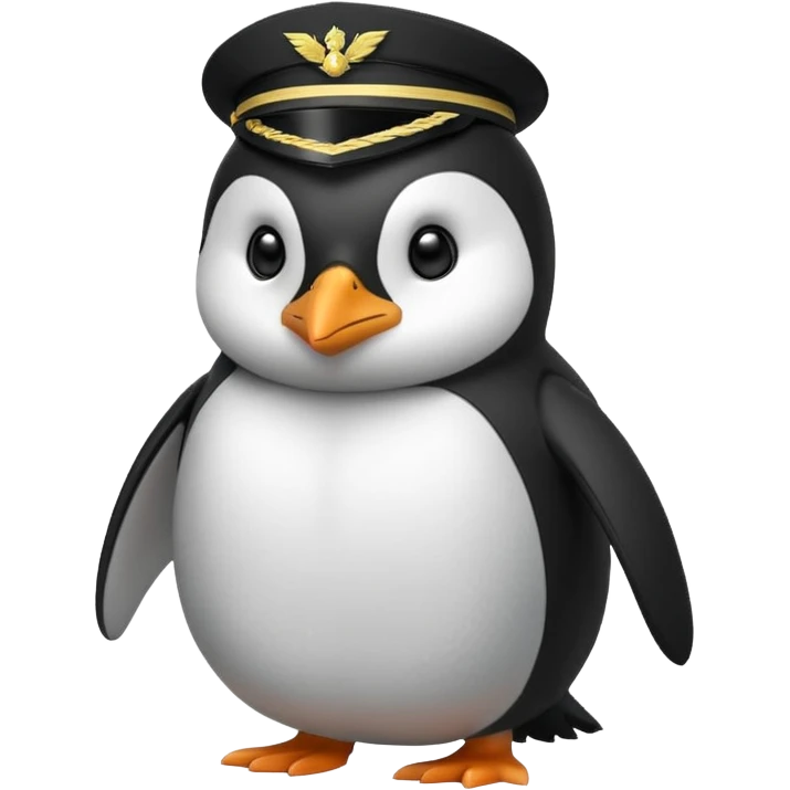 Military penguin emoji