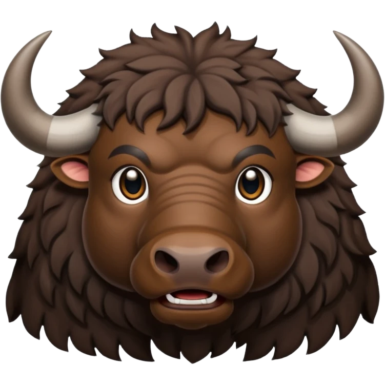 A cape buffalo emoji