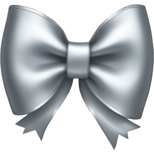 silver bow emoji