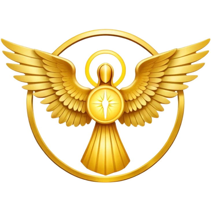 Archangel's emblem holy light yellow  emoji
