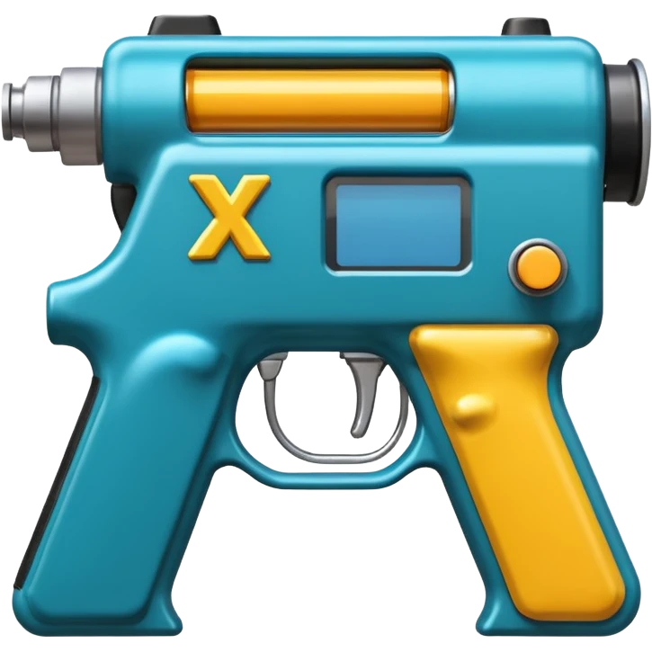 i want to make an X letter using 2 gas pump   pistols emoji