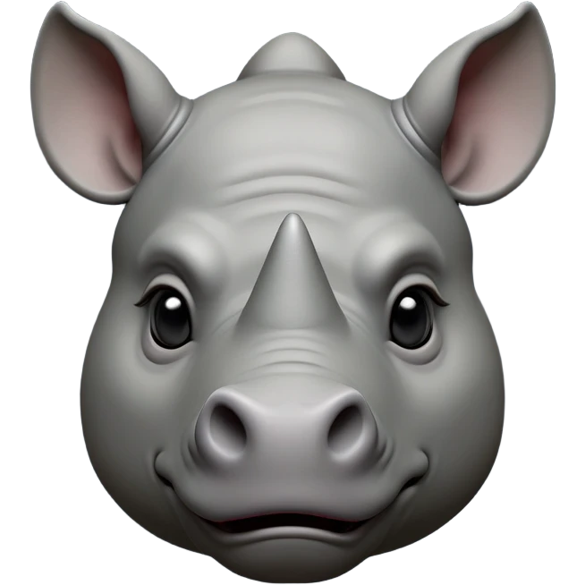 cinematic-noble--rhinoceros-portrait-emoji,slate-grey-hide--poised-and-regal,-with-a-massive,-powerful-build-and-a-thick, -deep-set-soulful-piercing-eyes,-simplified-yet-sharp-and-sophisticated-features,-highly-detailed,-large-black-eyes, zoomed out showing shoulders emoji