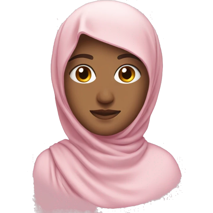 Light pink Islamic clothes  emoji