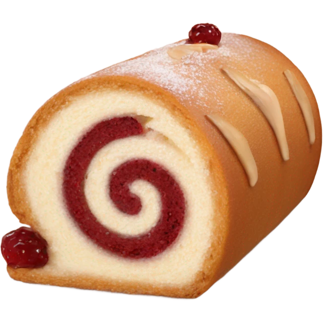 earl grey flavored Swiss roll emoji