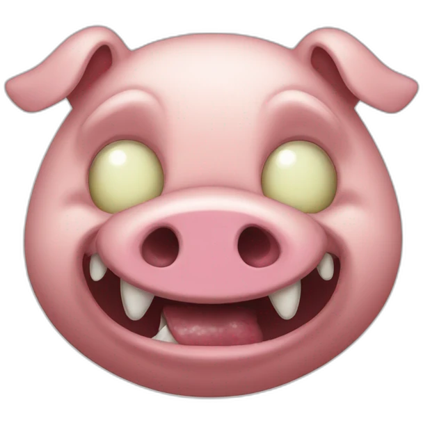 Zomby pig emoji
