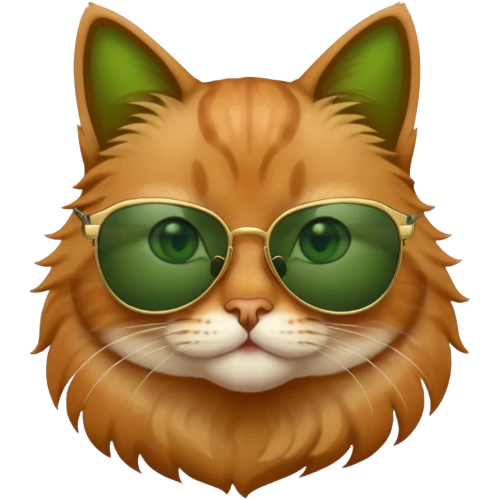 Cat wearing sunglasses emoji
