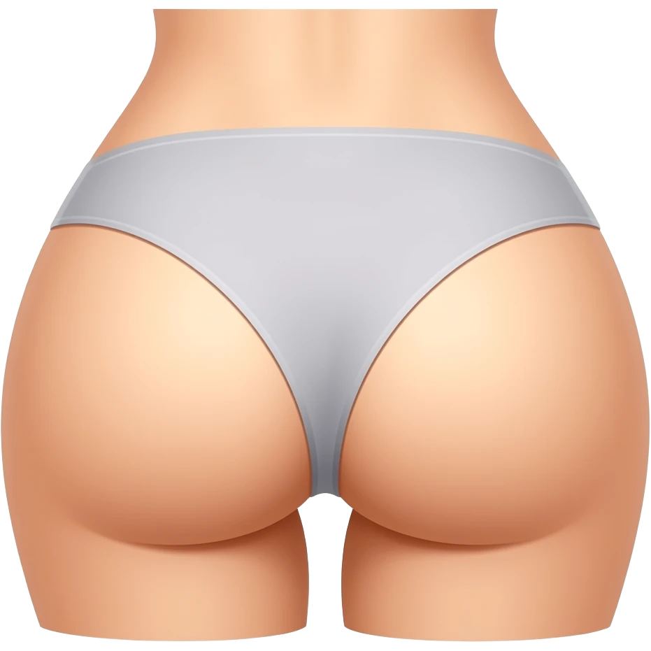 Des fesses sans sou vêtements emoji
