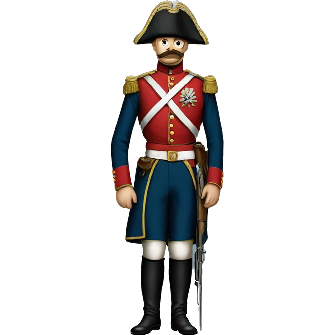 soldier in the Crimean War in full height emoji