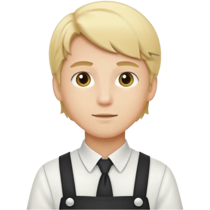 blond male maid emoji