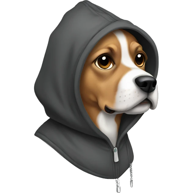 dog wear hoodie  emoji