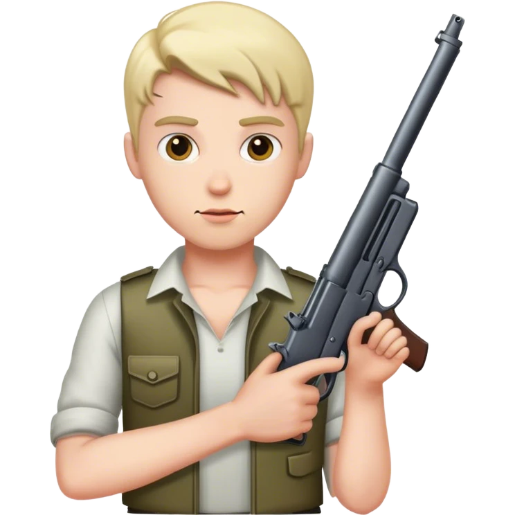 gay with gun emoji
