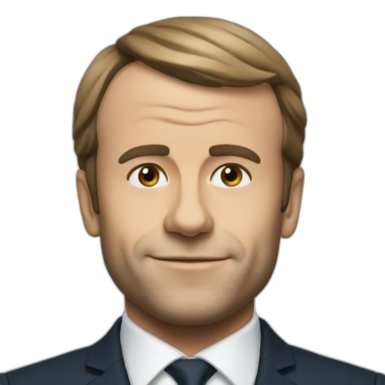 Macron qui fait le signe JUL emoji