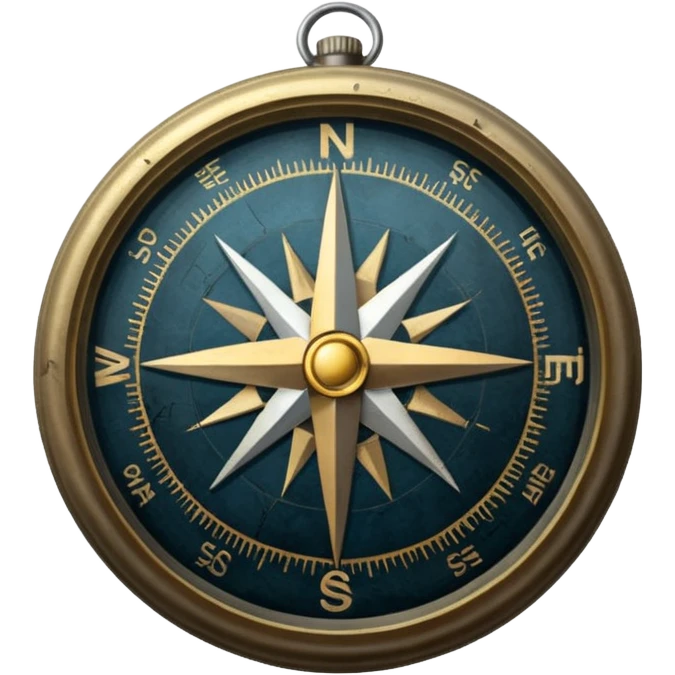 a broken compass emoji