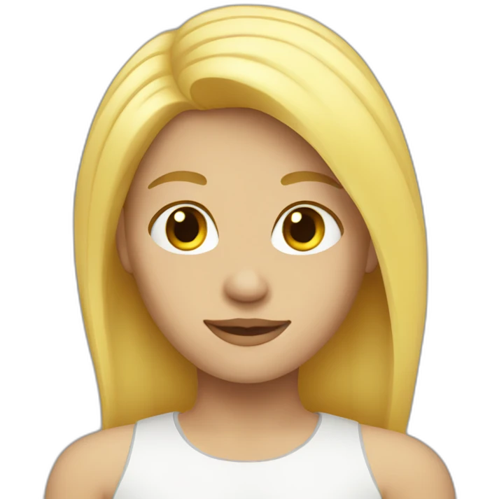 blond person emoji