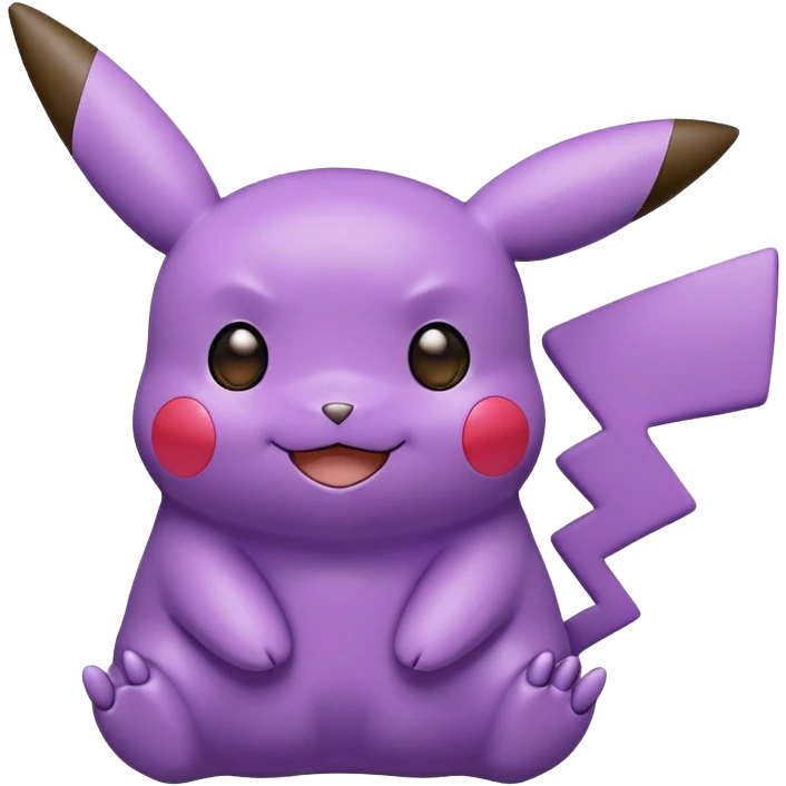 Purple Pikachu emoji