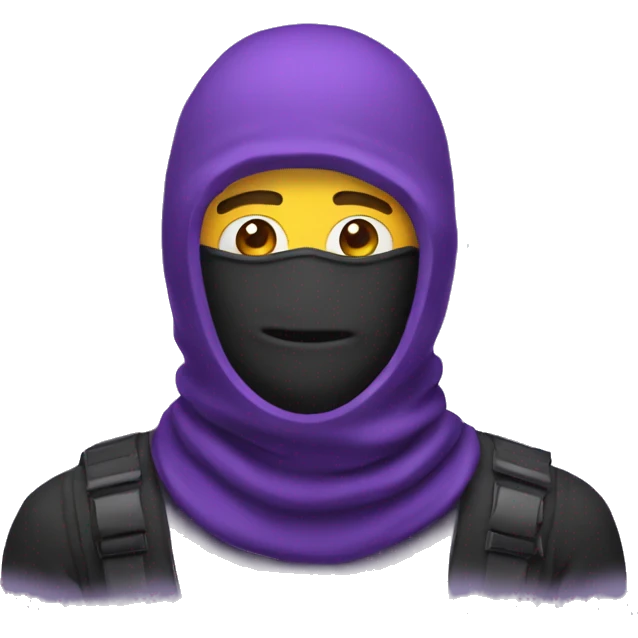 guy in purple balaclava emoji