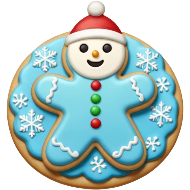 christmas cookie emoji