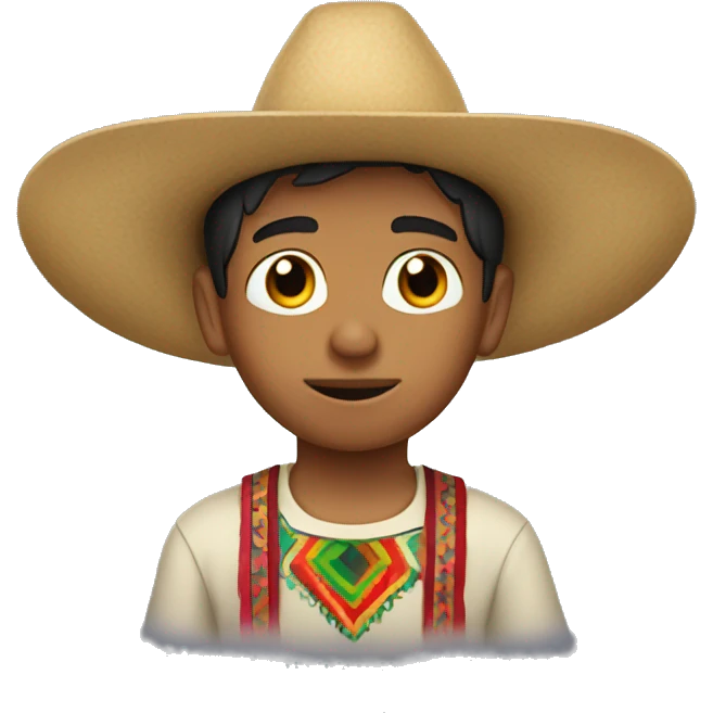 mexican boy pancho emoji