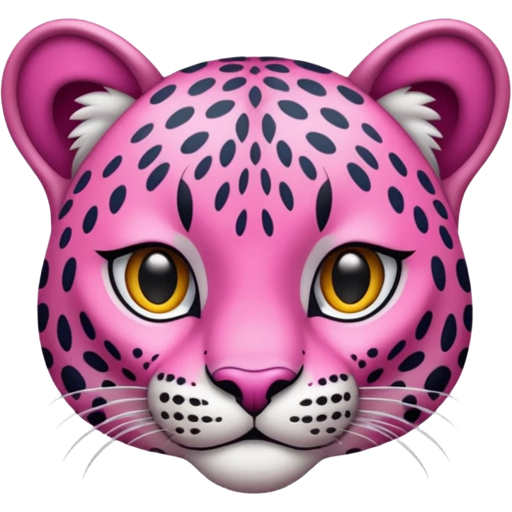 Lazo real color leopardo rosa  emoji