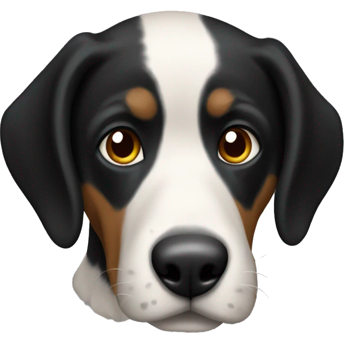 Perro negro emoji