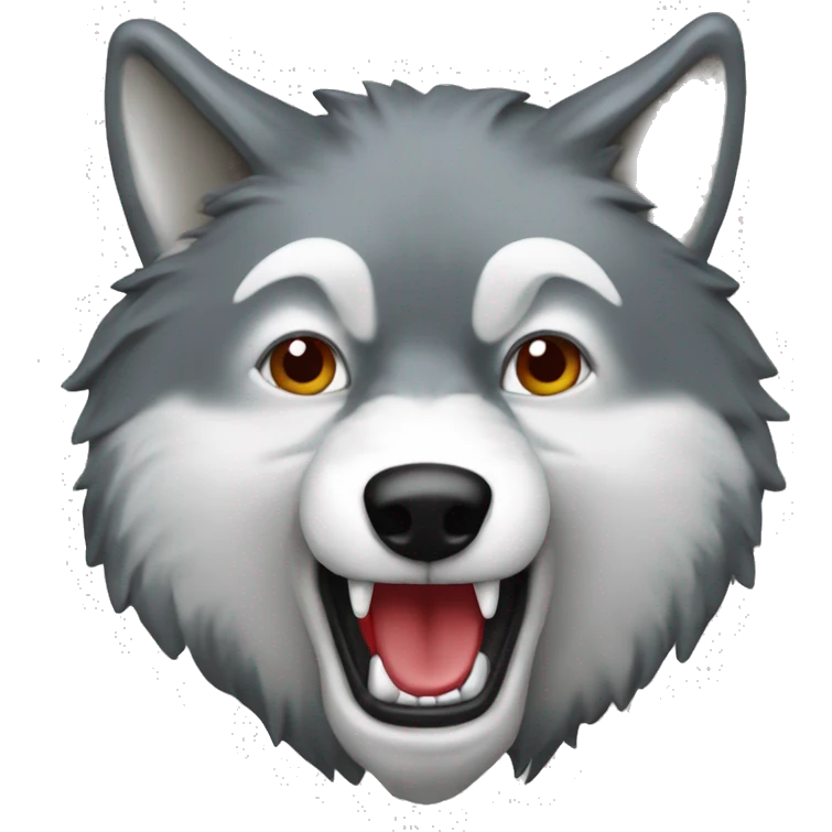 North Carolina state university wolf emoji