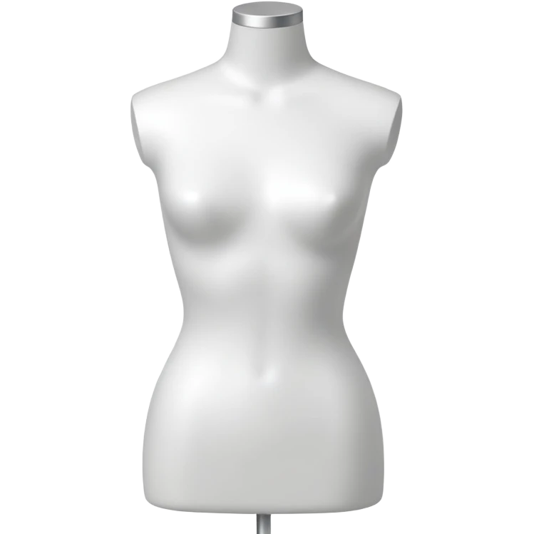 Fashion sample mannequin torso emoji