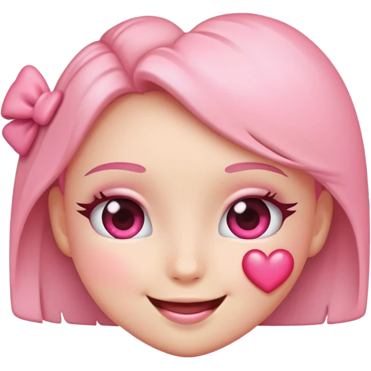 Pink girly emoji  emoji
