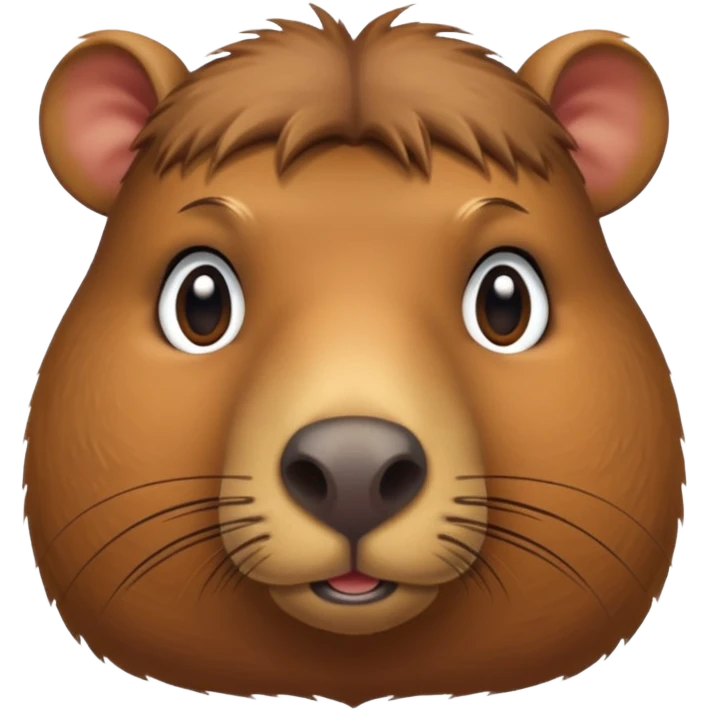 Create a capybara emoji