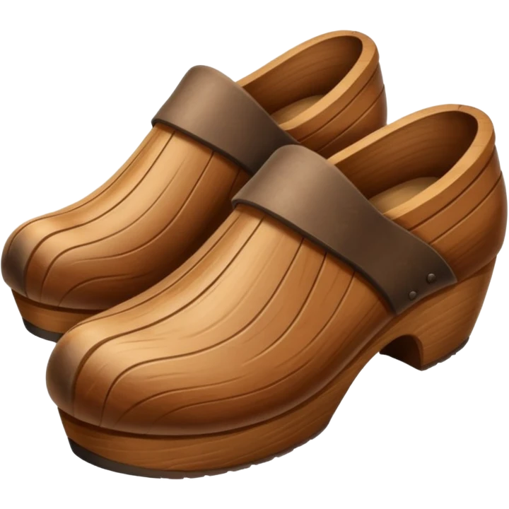 Wooden shoes emoji