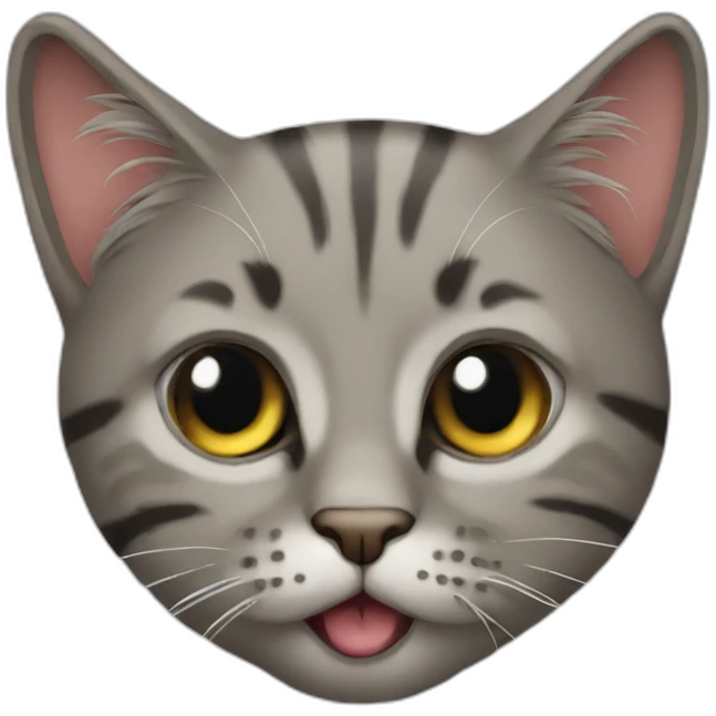 Dirty cat emoji