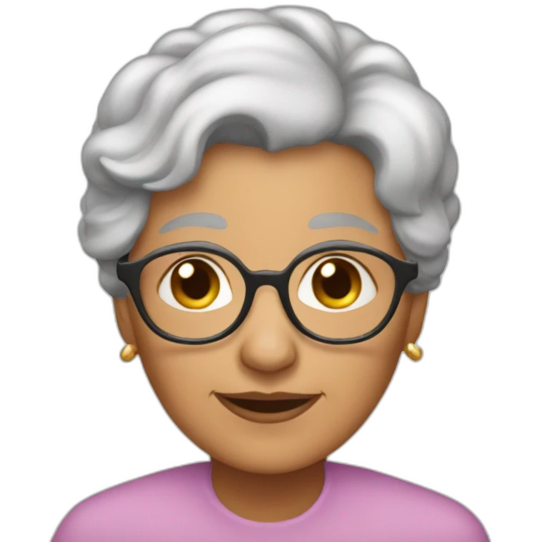 grandma is a steasycamer emoji