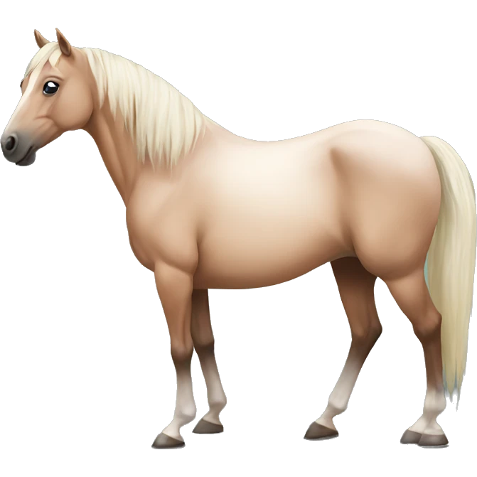Pregnant horse emoji