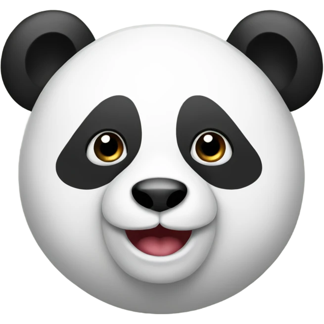 Panda with checkmark emoji