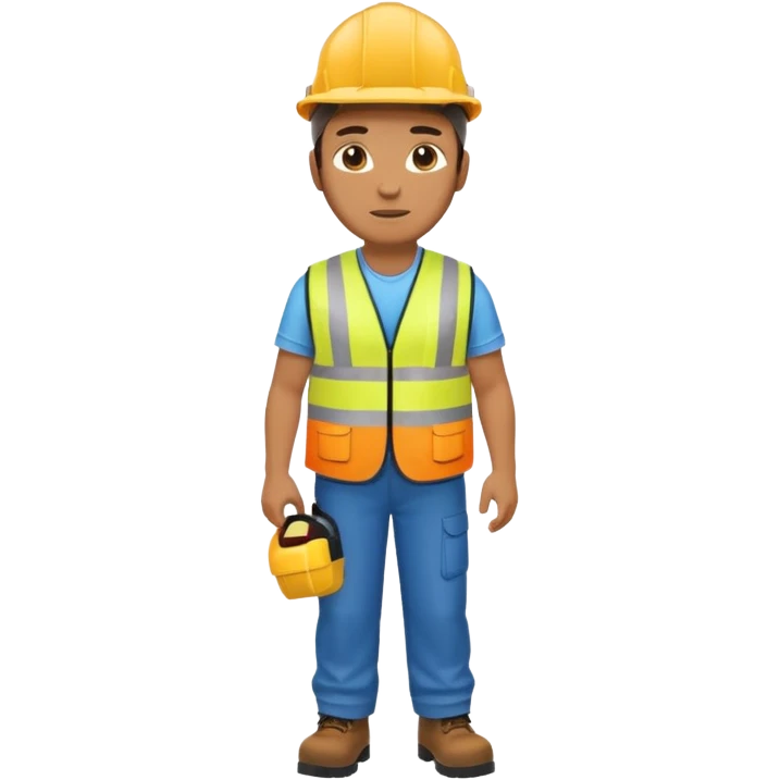 safety manager standing emoji