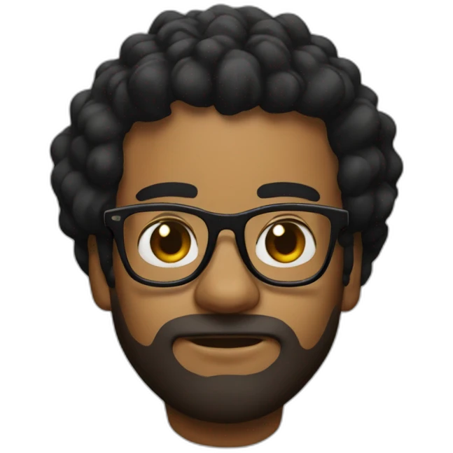 Donald glover with glasses  emoji