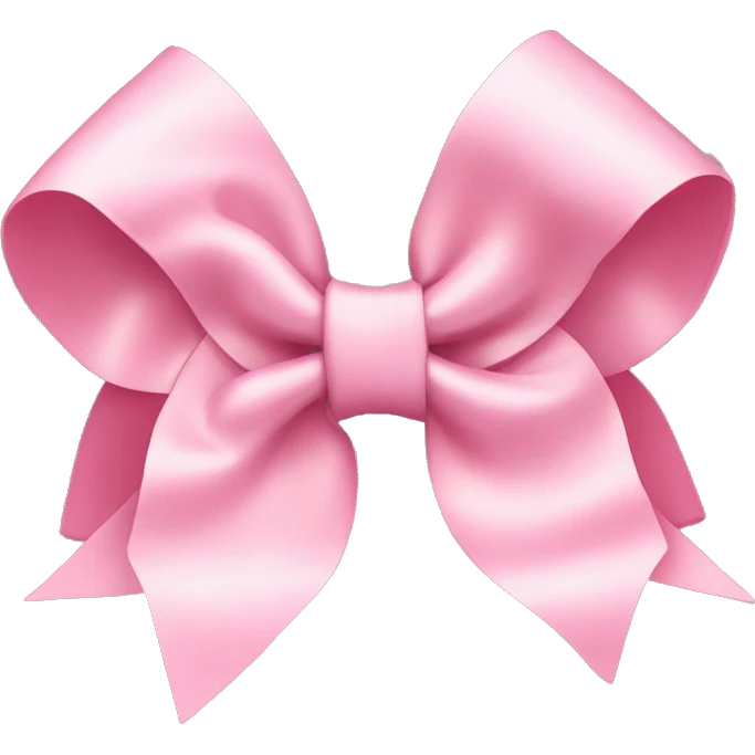 Baby pink coquette bow  emoji