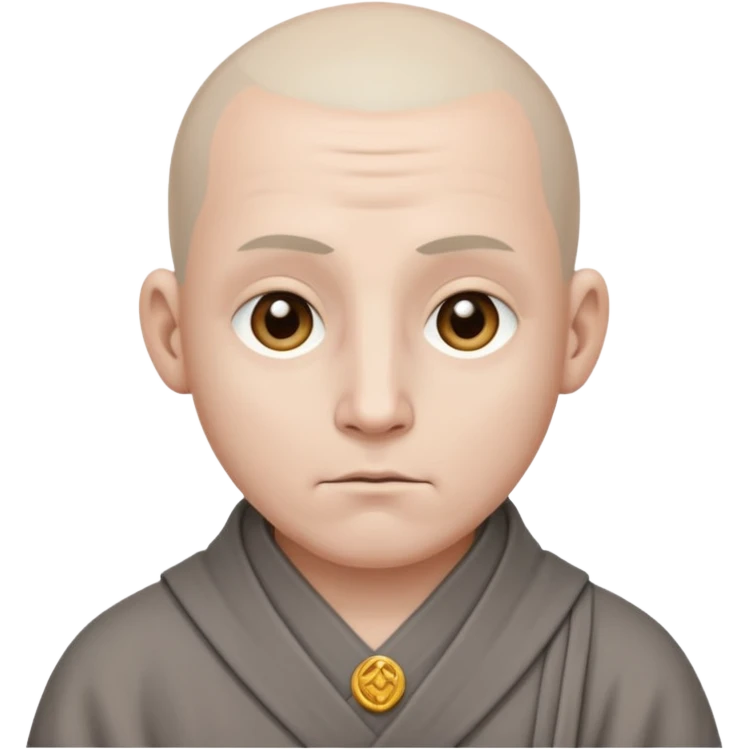 серый монах emoji